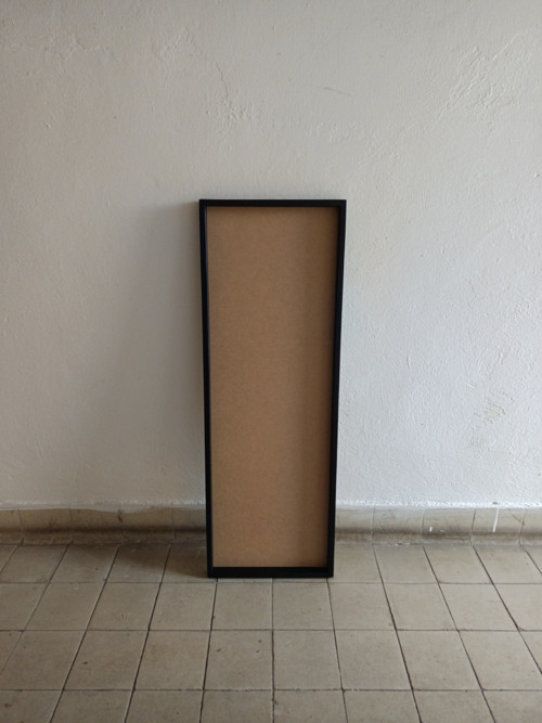Dřevěný rám na mechový obraz 100 x 35 cm