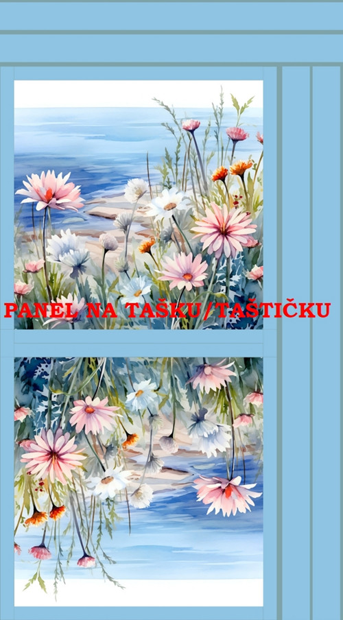 Panel na tašku/taštičku - bavlna XL