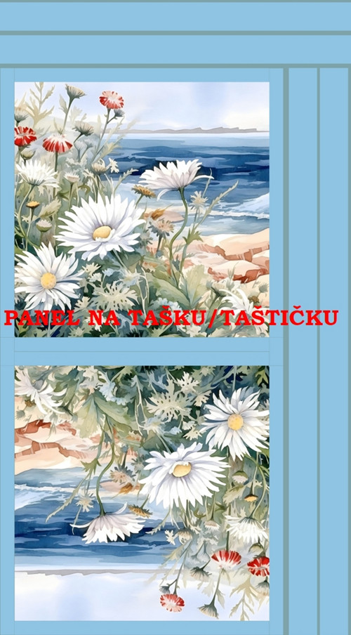 Panel na tašku/taštičku - bavlna XL