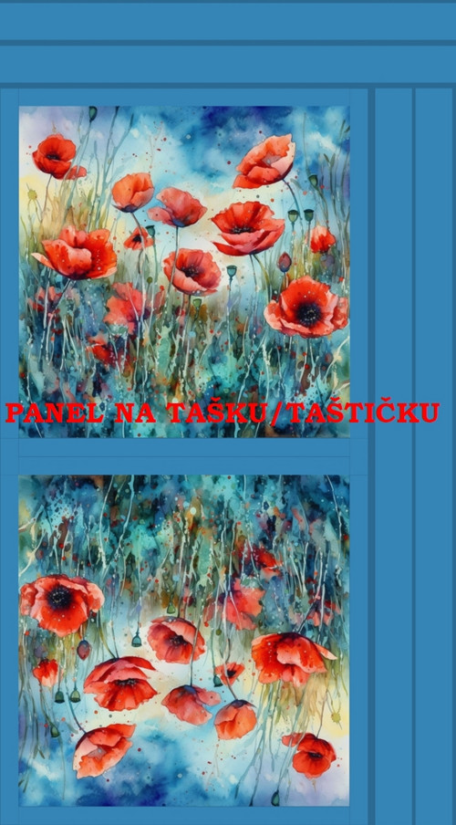 Panel na tašku/taštičku - bavlna XL