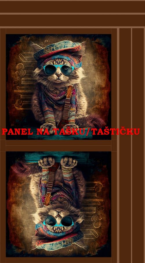 Panel na tašku/taštičku - bavlna XL