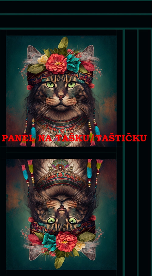 Panel na tašku/taštičku - bavlna XL