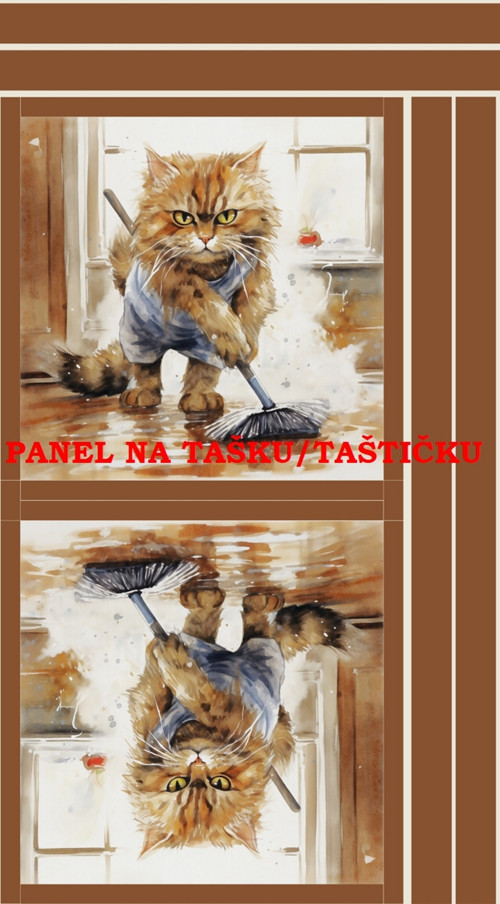 Panel na tašku/taštičku - bavlna XL