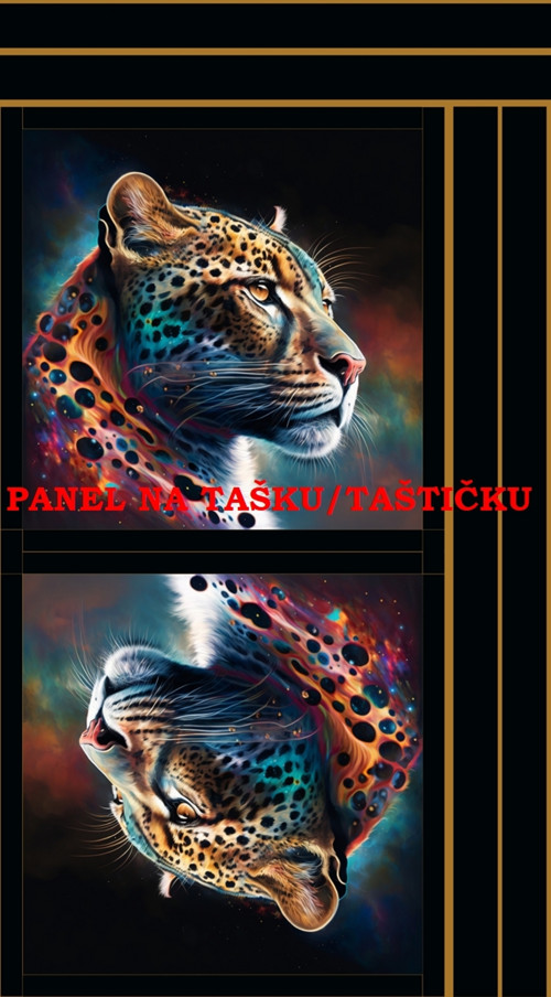 Panel na tašku/taštičku - bavlna XL