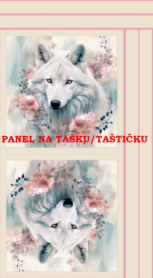 Panel na tašku/taštičku - bavlna XL