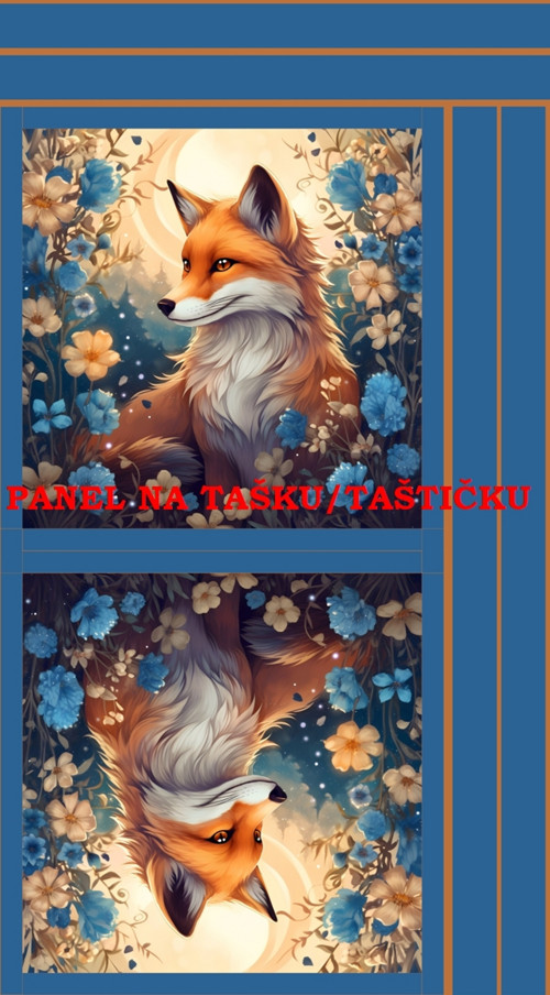 Panel na tašku/taštičku - bavlna XL