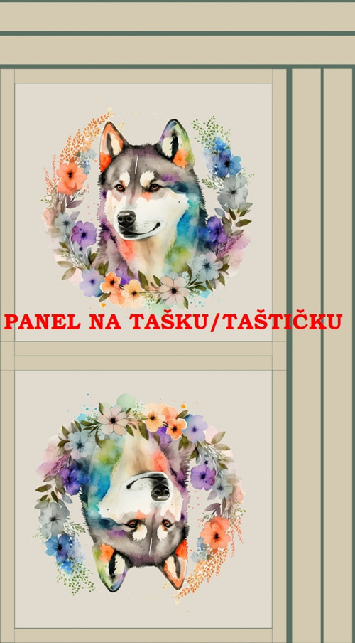 Panel na tašku/taštičku - bavlna XL