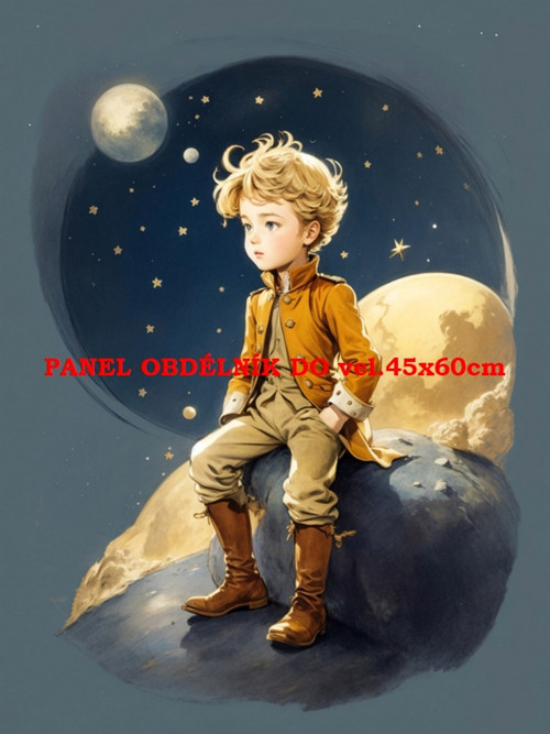 Bavlněný panel Malý princ 7x10 cm — foto 1