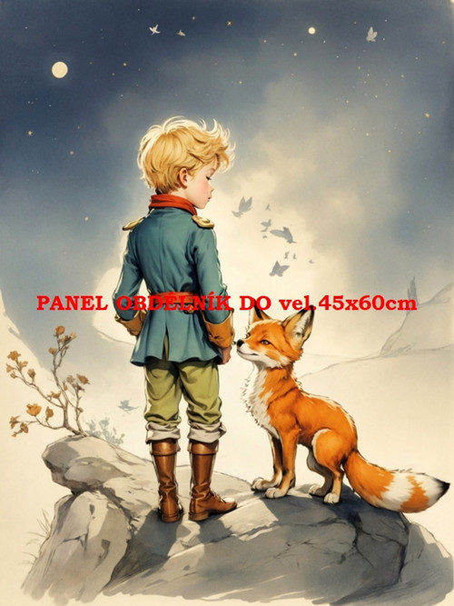 Bavlněný panel Malý princ 7x10 cm — foto 1