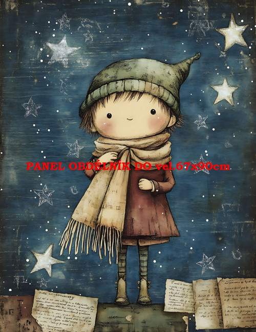 Bavlněný panel 7x10 cm — foto 1