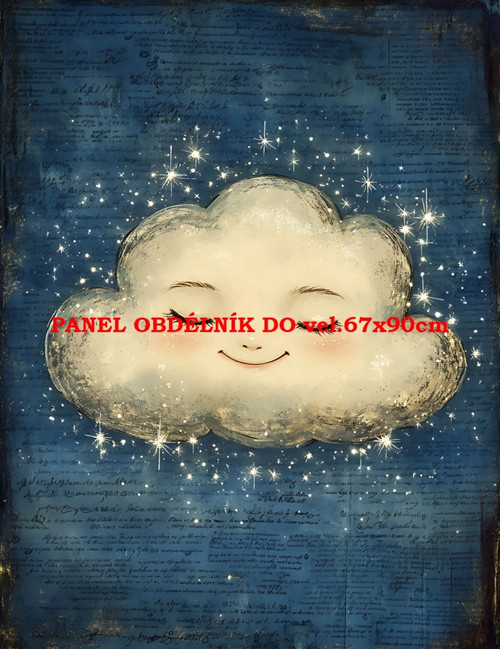 Bavlněný panel 7x10 cm — foto 1