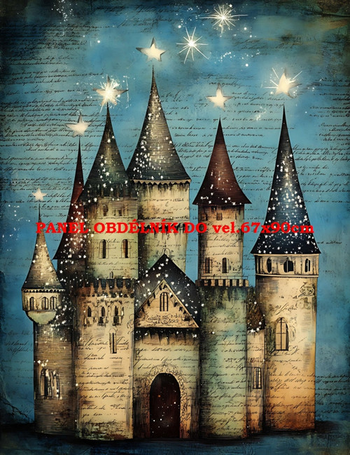 Bavlněný panel 7x10 cm