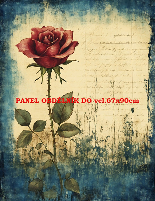 Bavlněný panel 7x10 cm