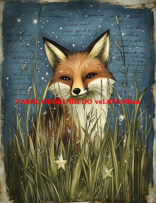Bavlněný panel 7x10 cm