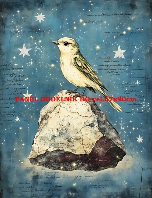 Bavlněný panel 7x10 cm — foto 1