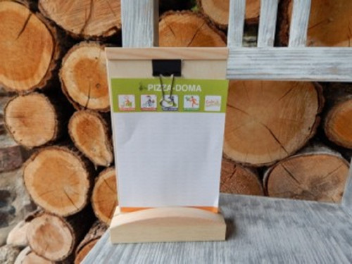 Stojan na Menu s klipem A6 český výrobek - AKCE