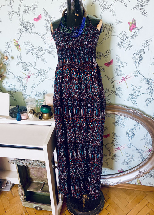 Boho šaty vzory indiánské — foto 1