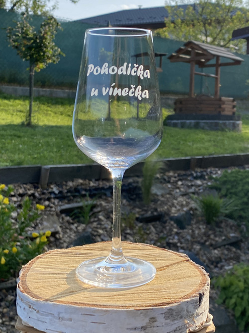 Sklenička "Pohodička u vínečka"