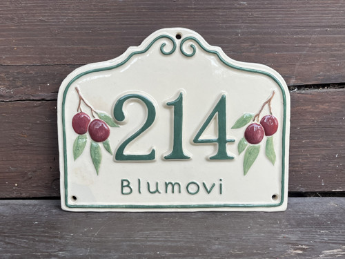 Domovní číslo Blumy