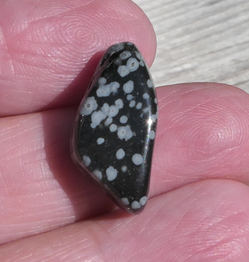 Obsidián sněžný (22 mm) V1341