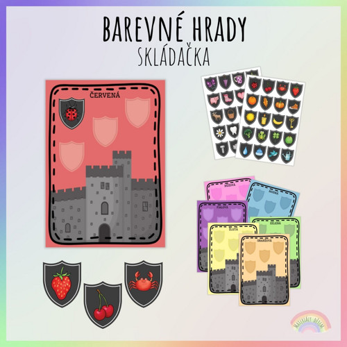 Barevné hrady, skládačka — foto 1