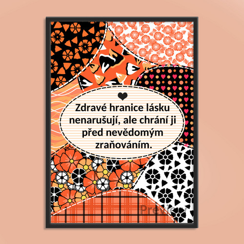 Floral sewing grafika hranice 2 - oranžády