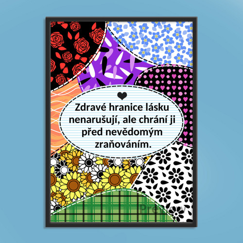 Floral sewing grafika hranice 2 - mix