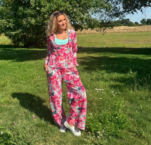 Teplákové kalhoty barevné — foto 1