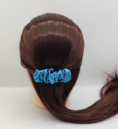 Spona do vlasů scrunchie petrolej