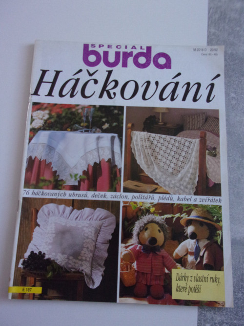 Časopis BURDA č. 20/1992 Háčkování