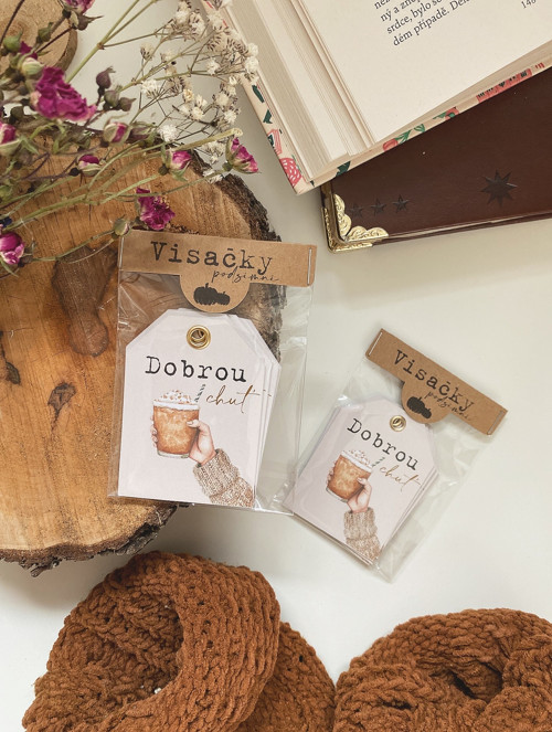 Podzimní visačky - "Dobrou chuť" 5 KS — foto 1
