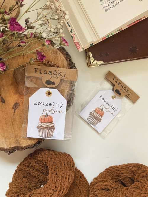 Podzimní visačky - "Mugcake" 5 KS — foto 1