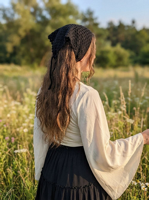 Háčkovaný šátek na hlavu — foto 1