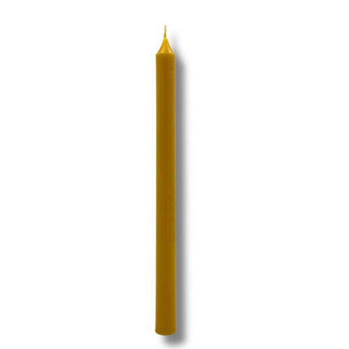 Dlouhá svícnová svíčka z včelího vosku