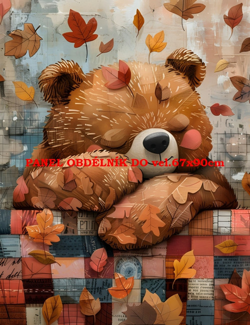 Bavlněný panel 7x10 cm