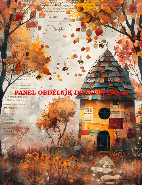 Bavlněný panel 7x10 cm — foto 1