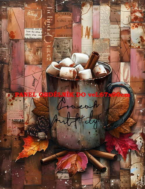 Bavlněný panel 7x10 cm — foto 1