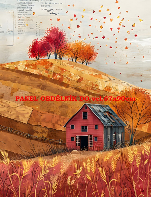 Bavlněný panel 7x10 cm