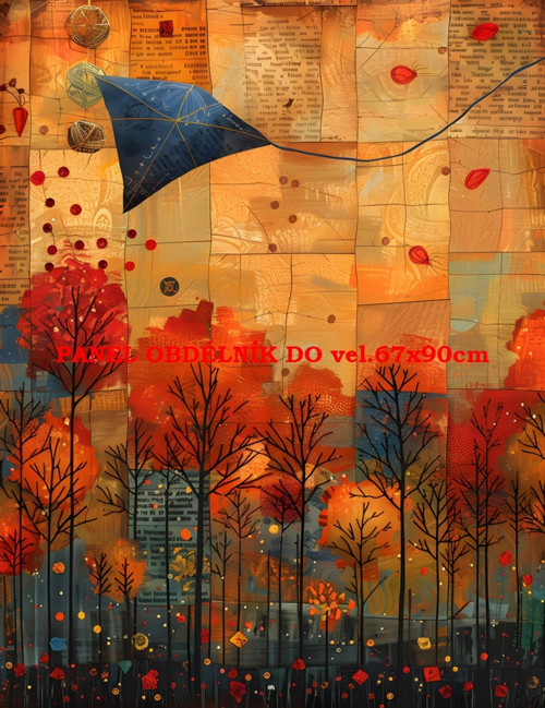 Bavlněný panel 7x10 cm