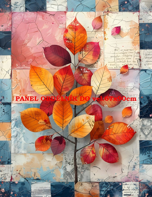Bavlněný panel 7x10 cm