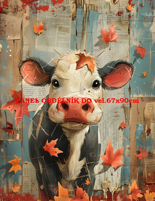 Bavlněný panel 7x10 cm