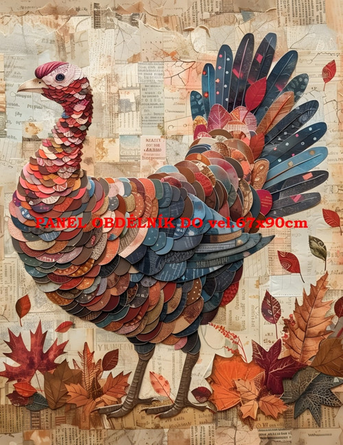 Bavlněný panel 7x10 cm