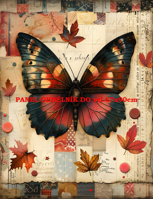 Bavlněný panel 7x10 cm — foto 1