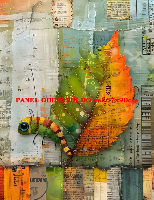 Bavlněný panel 7x10 cm — foto 1
