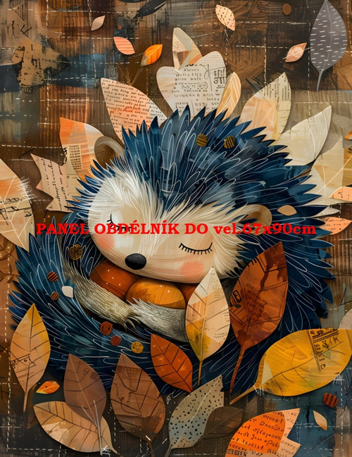 Bavlněný panel 7x10 cm