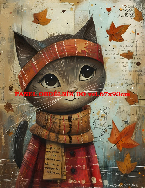 Bavlněný panel 7x10 cm
