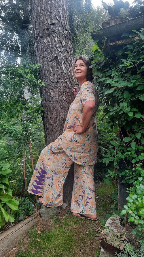 Lněný komplet - Hippie vibe
