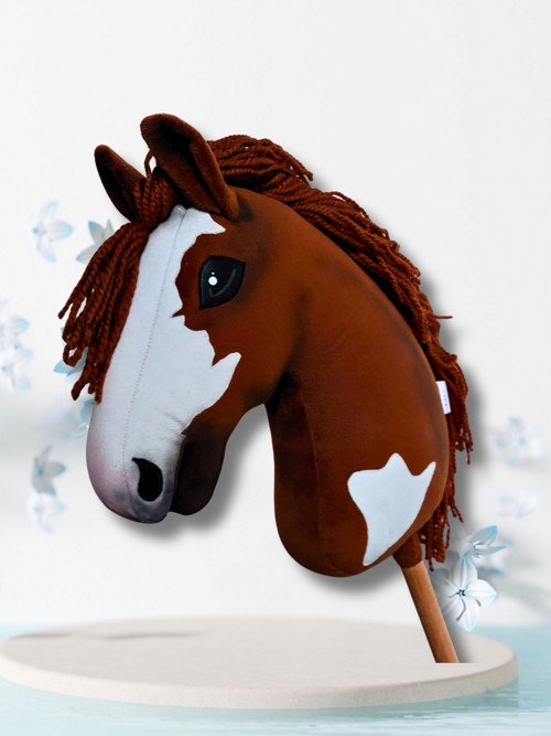 Hobby Horse Ora, hnědobílá se stínovaním