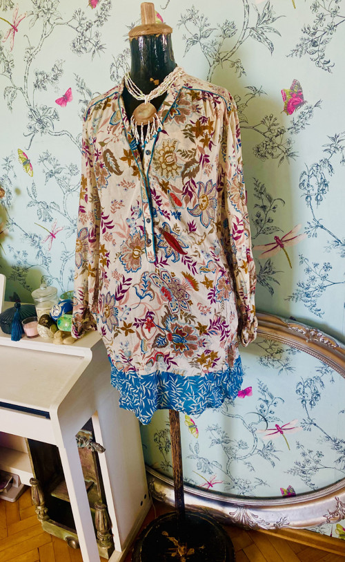 Tunika boho rozkvetlá — foto 1