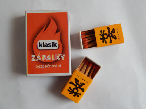 RETRO zápalky pro sběratele